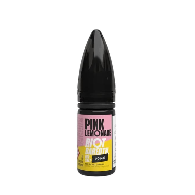 Riot Squad Bar Edition Pink Lemonade nic salt, 10ml bottle, 50/50 VG/PG, 10mg and 20mg strengths