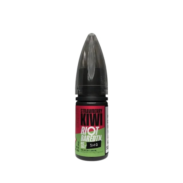 Riot Squad Bar Edition Strawberry Kiwi nic salt 10ml bottle, 50/50 VG/PG, 10mg and 20mg strengths