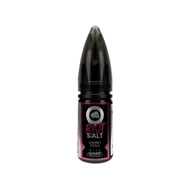 Riot Squad Cherry Fizzle nic salt e-liquid, 10ml bottle, 10mg and 20mg strengths