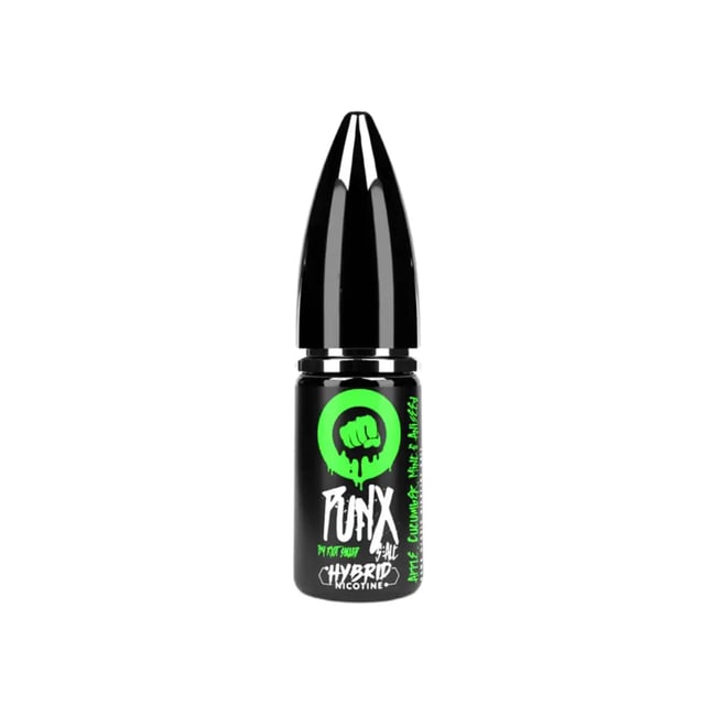 Riot Squad PUNX Apple, Cucumber, Mint & Aniseed nic salt, 10ml bottle, 10mg and 20mg strengths