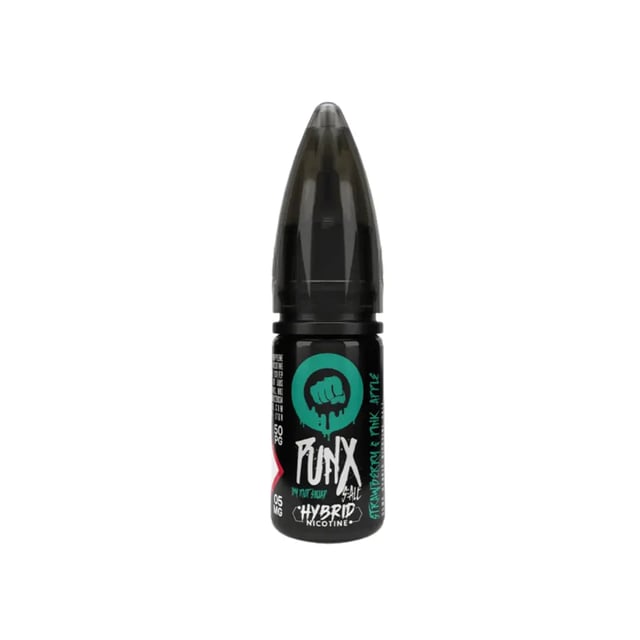 Riot Squad PUNX Strawberry & Pink Apple nic salt, 10ml bottle, 50/50 VG/PG, 10mg and 20mg strengths