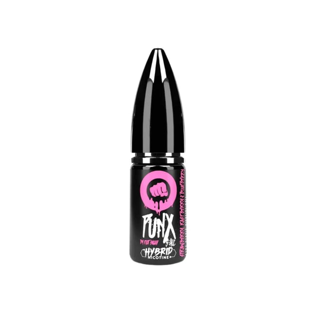 Riot Squad PUNX Strawberry, Raspberry & Blueberry nic salt 10ml bottle in 10mg and 20mg strengths