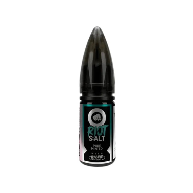 Riot Squad Pure Minted nic salt, 10ml bottle, 50/50 VG/PG, 10mg and 20mg strengths