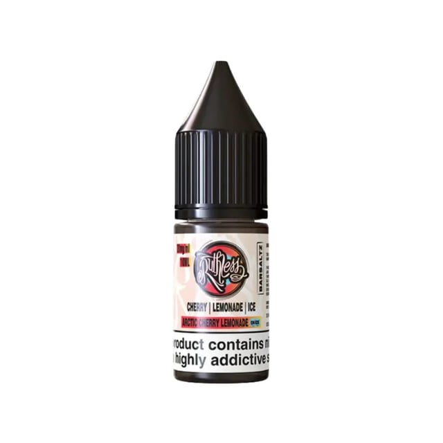 Ruthless Bar Saltz Arctic Cherry Lemonade On Ice 10ml nic salt e-liquid, 10mg and 20mg strengths