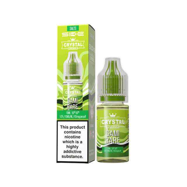 SKE Crystal Gami Rare nic salt e-liquid, 10ml bottle, 10mg and 20mg strengths, exotic tropical fruit flavour