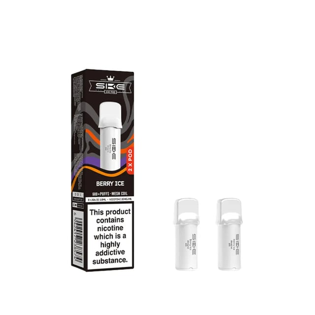 SKE Crystal Pro Prefilled Pods, 2ml prefilled pod kit refill pods for the Crystal Pro 600 device