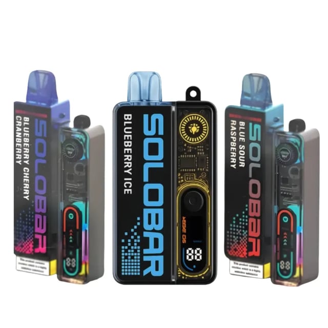 Solobar 30K prefilled pod kit, an MTL vape device from Vape & E-Liquid