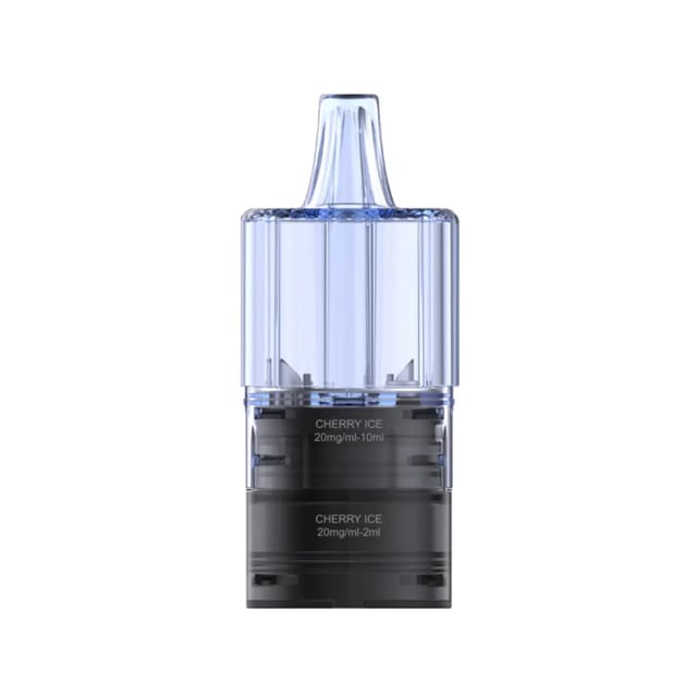 Uwell Viscore 8000 prefilled pod kit showing the 2ml pod and 10ml refill container