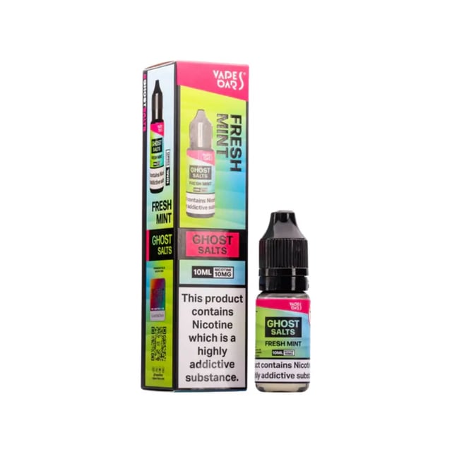 Ghost Fresh Mint nic salt e-liquid, 10ml bottle, 50/50 VG/PG, 10mg and 20mg strengths