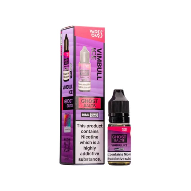 Ghost Vapes Bars Vimbull Ice nic salt e-liquid, 10ml bottle, 10mg and 20mg strengths