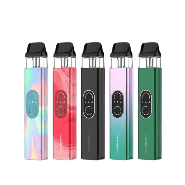 Vaporesso XROS 4 Pod Vape Kit, a refillable MTL to RDL pod vape kit with colour screen