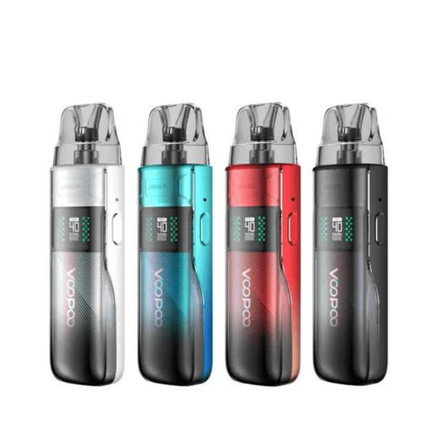 VooPoo Argus E40 refillable pod vape kit with PnP X coil and 2ml top-fill pod, one of seven colours