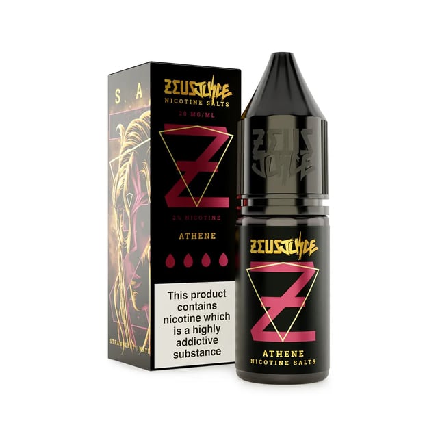 Zeus Juice Athene strawberry watermelon lemonade nic salt, 10ml bottle, 10mg and 20mg strength options