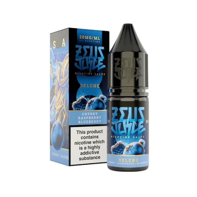 Zeus Juice Selene 10ml nic salt bottle, summer berry flavour, 50/50 VG/PG, 10mg and 20mg strengths